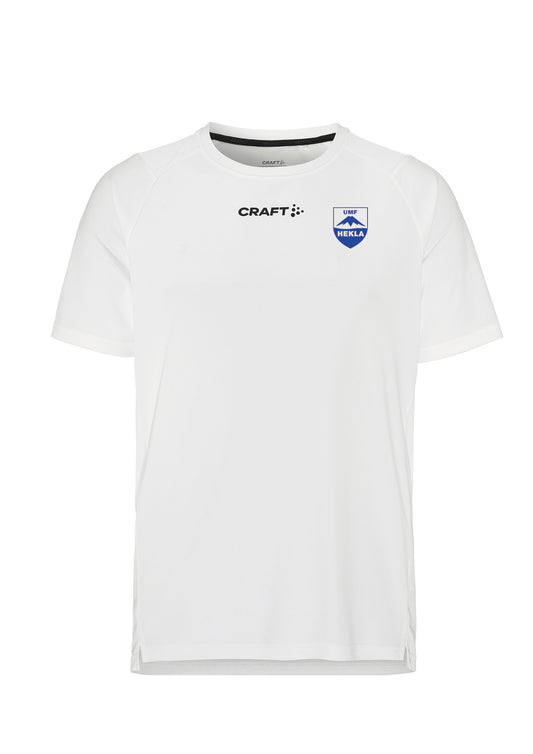 UMF HEKLA - FRJÁLSAR - Rush 2.0 stutterma bolur - Hvítur - allar stærðir