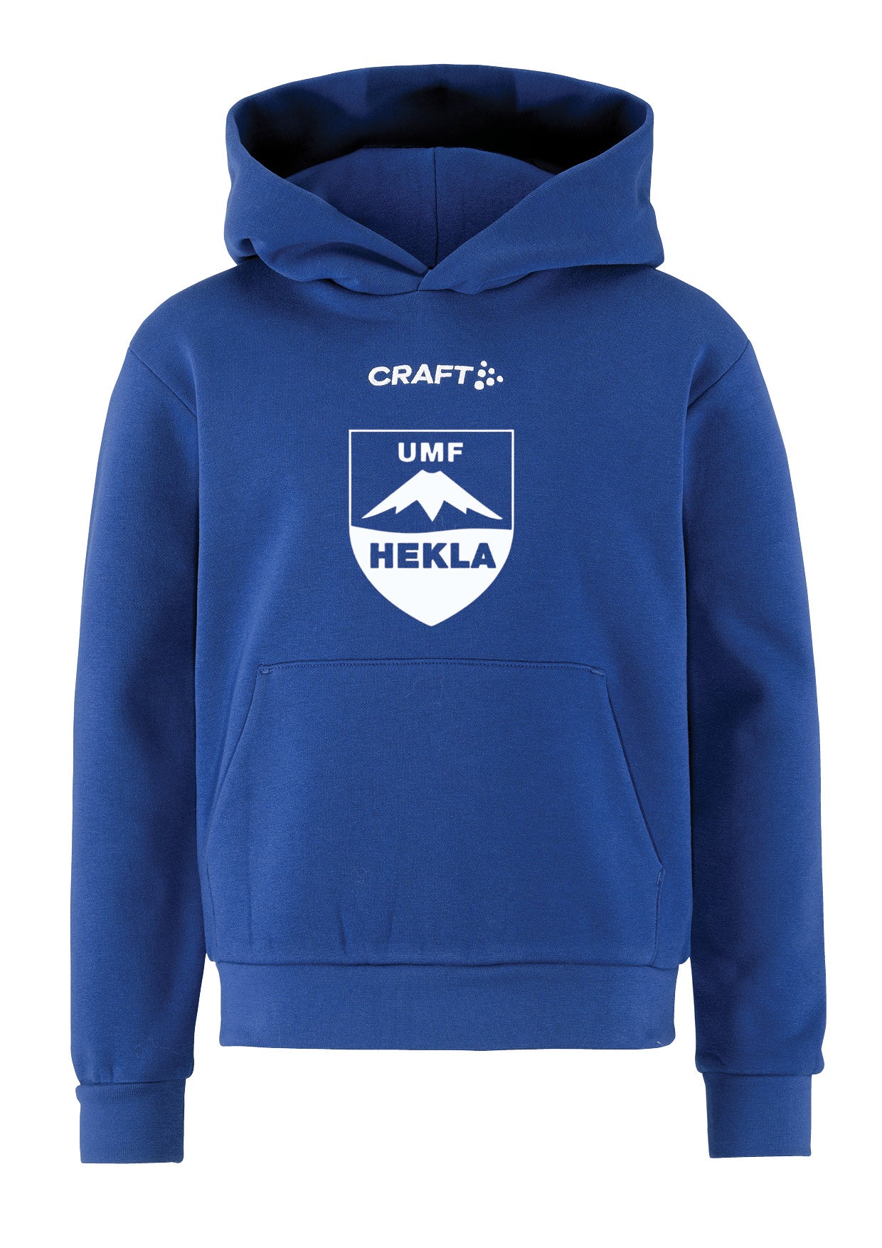 UMF HEKLA - Hettupeysa með stóru merki - Community 2.0 - Blá
