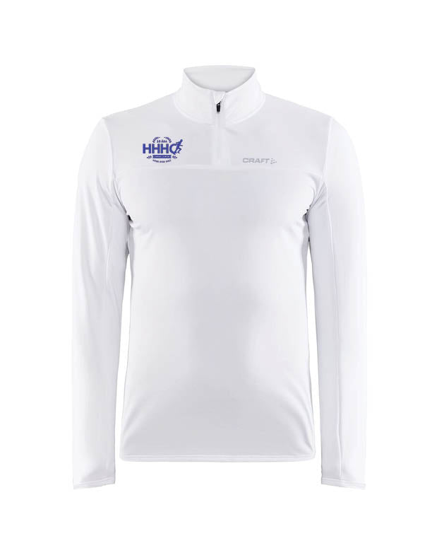 AFMÆLISÚTGÁFA - Core Gain hálfrennd peysa (hlý) - hvít - dömu- og herrastærðir