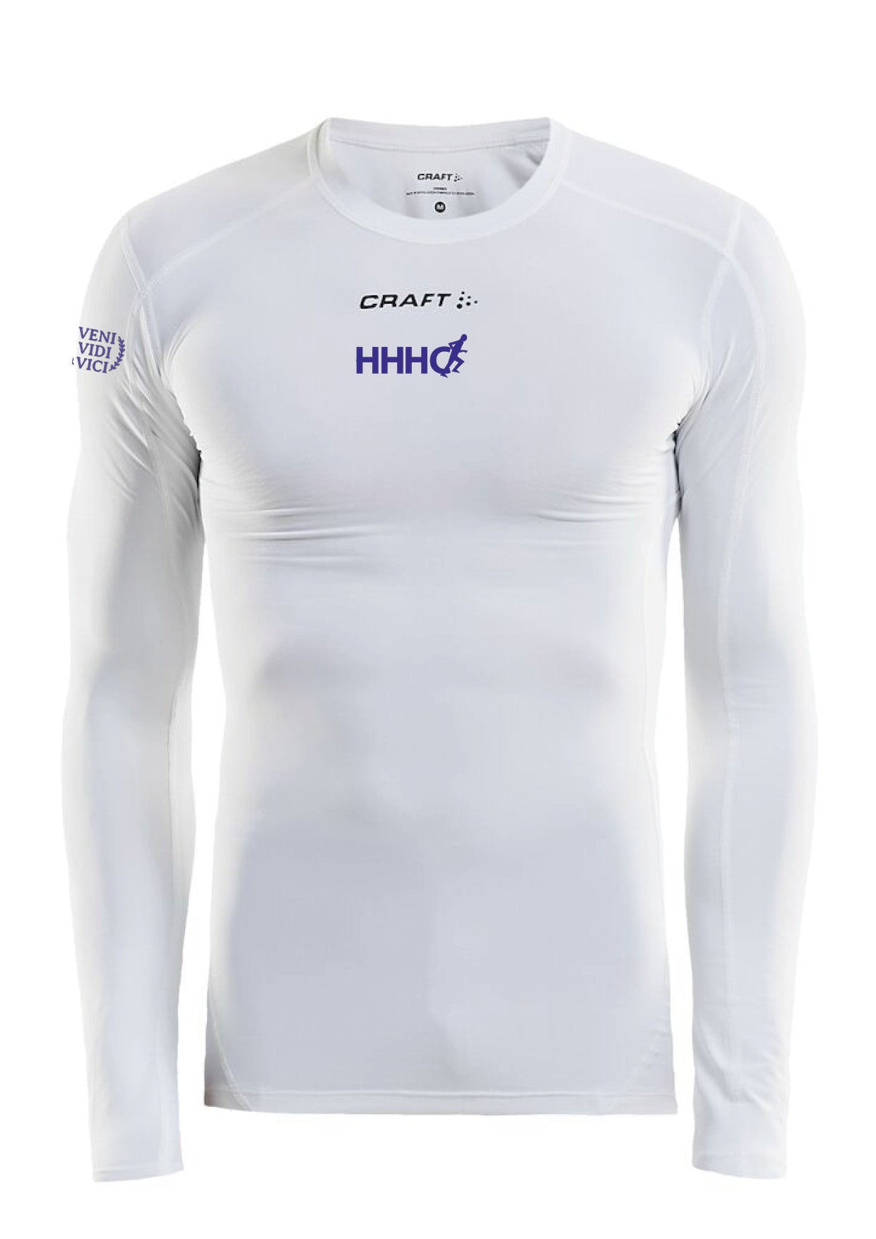 HHHC - Compression Síðerma toppur - Unisex - Hvítur