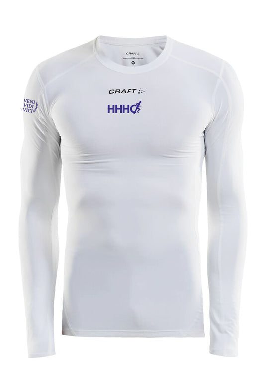 HHHC - Compression Síðerma toppur -  Unisex - Hvítur
