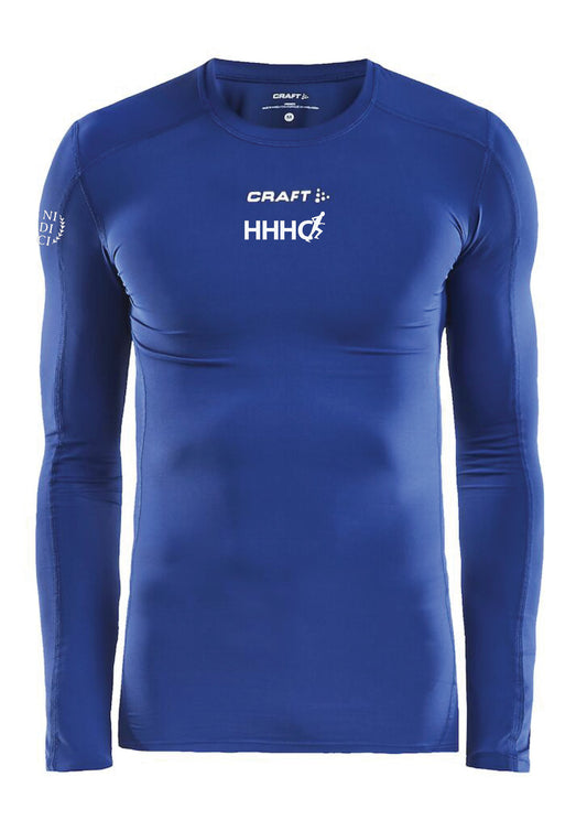 HHHC - Compression Síðerma toppur -  Unisex - Blár