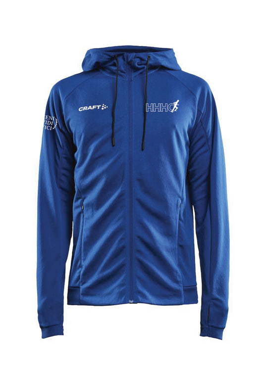 HHHC  - Rennd hettupeysa - herrasnið - blá