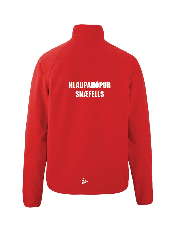 HLAUPAHÓPUR SNÆFELLS - Æfingajakki Rush 2.0 - rauður - allar stærðir