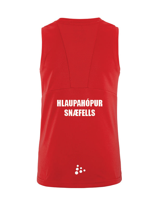 HLAUPAHÓPUR SNÆFELLS - Rush 2.0 hlýrabolur - rauður - allar stærðir