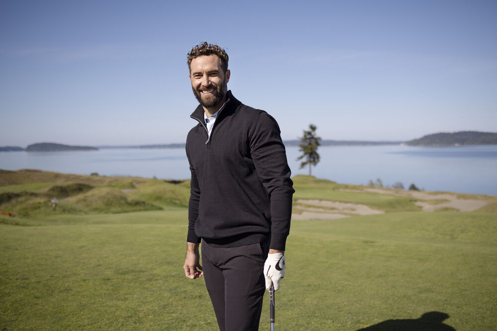 New Salish golfbuxur - herrastærðir - svartar