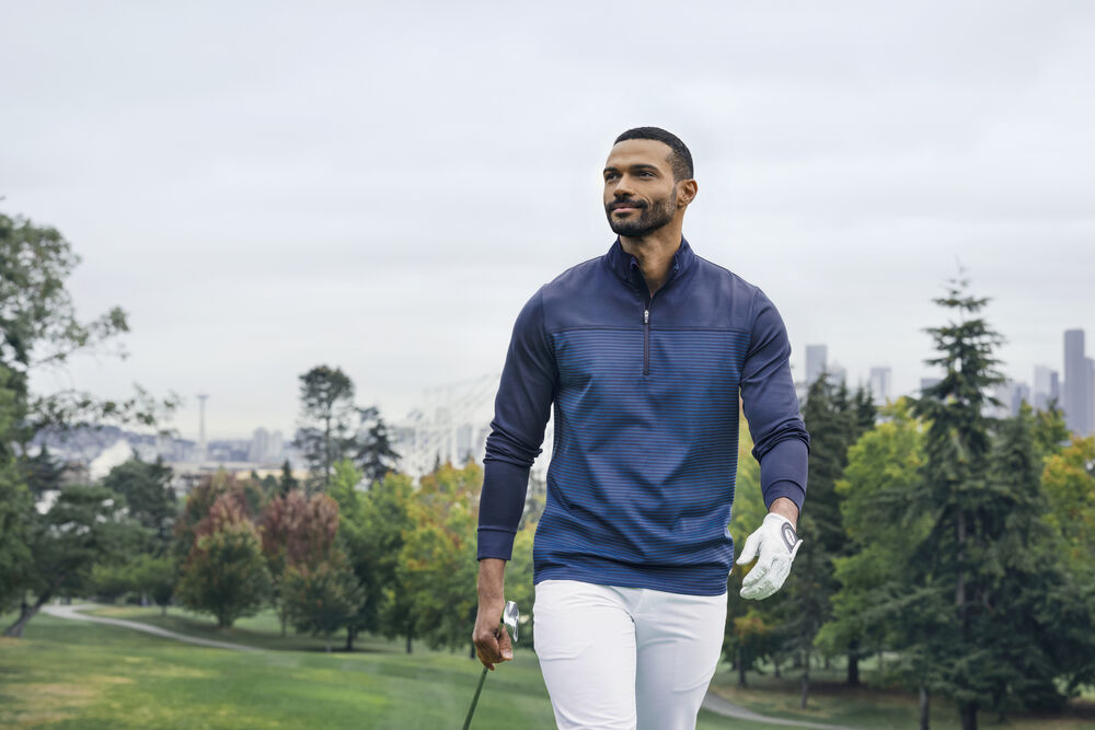 New Salish golfbuxur - herrastærðir - hvítar