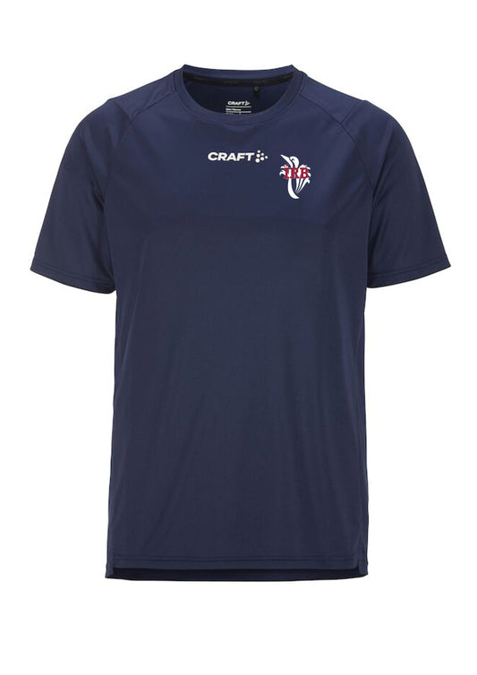 ÍRB - Stutterma bolur með brjóstlógó - Allar stærðir