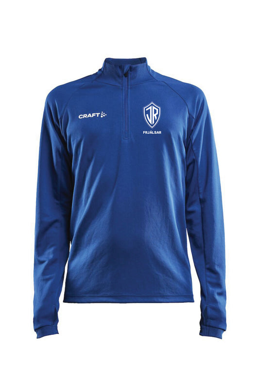 ÍR FRJÁLSAR - Evolve hálfrennd peysa - blá