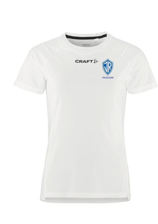 ÍR FRJÁLSAR - Stutterma bolur - hvítur - allar stærðir