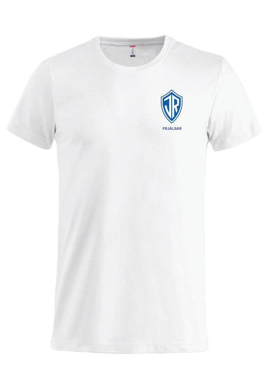 ÍR FRJÁLSAR - Stutterma bómullarbolur - hvítur