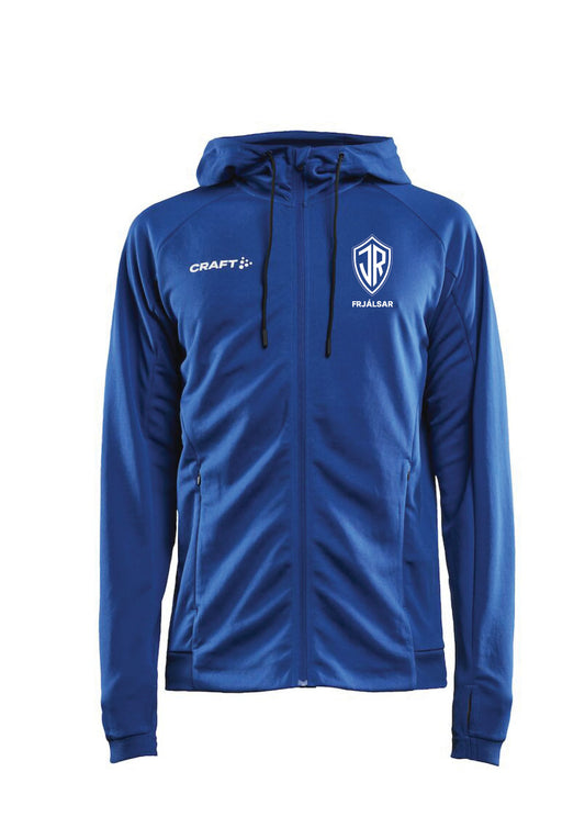 ÍR FRJÁLSAR - Evolve heilrennd peysa m/hettu - blá