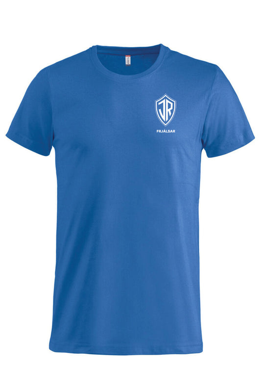 ÍR FRJÁLSAR - Stutterma bómullarbolur - blár