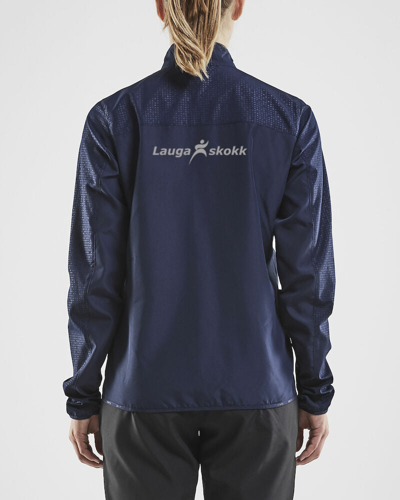 LAUGASKOKK - Hlaupajakki - Navy - Dömusnið