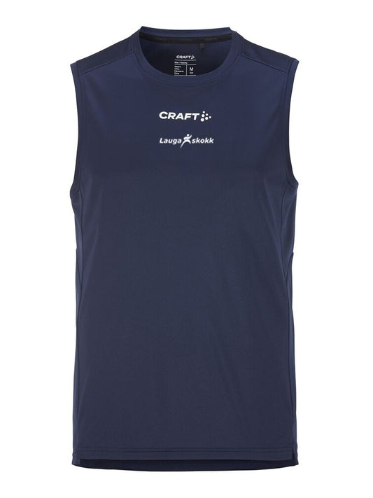 LAUGASKOKK - Hlýrabolur - Navy - Allar stærðir