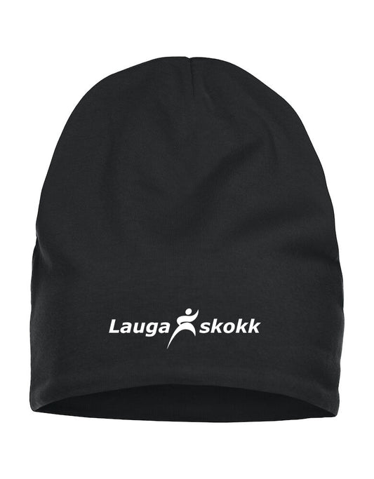 LAUGASKOKK - húfa - Svört