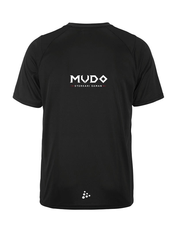 MUDO - Rush 2.0 stutterma æfingabolur - allar stærðir - svartur