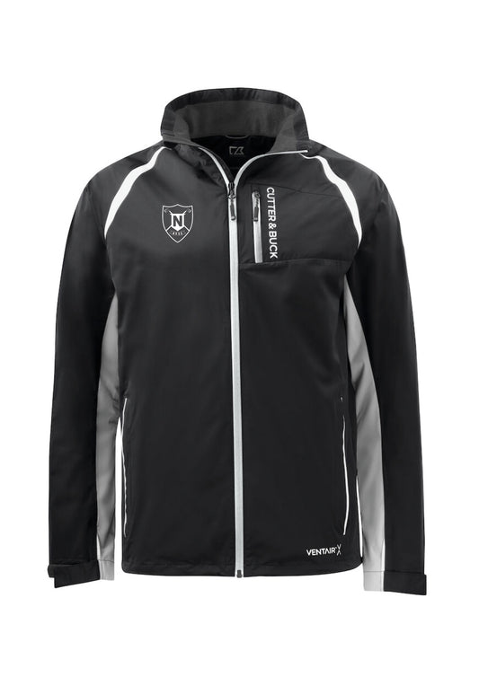 NESKLÚBBURINN - Regnjakki - svartur - (dömu- og herrasnið)