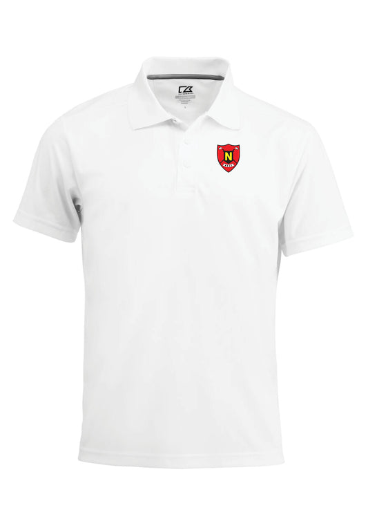 NESKLÚBBURINN - Kelowna pólóbolur með lituðu lógó - hvítur - allar stærðir