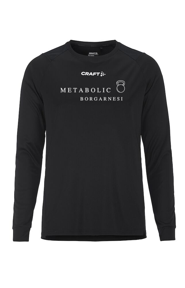 METABOLIC BORGARNESI - Síðerma Bolur 2.0 - Svartur