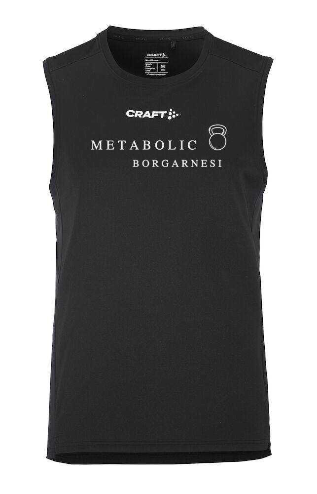 METABOLIC BORGARNESI - Hlýrabolur 2.0 - Svartur