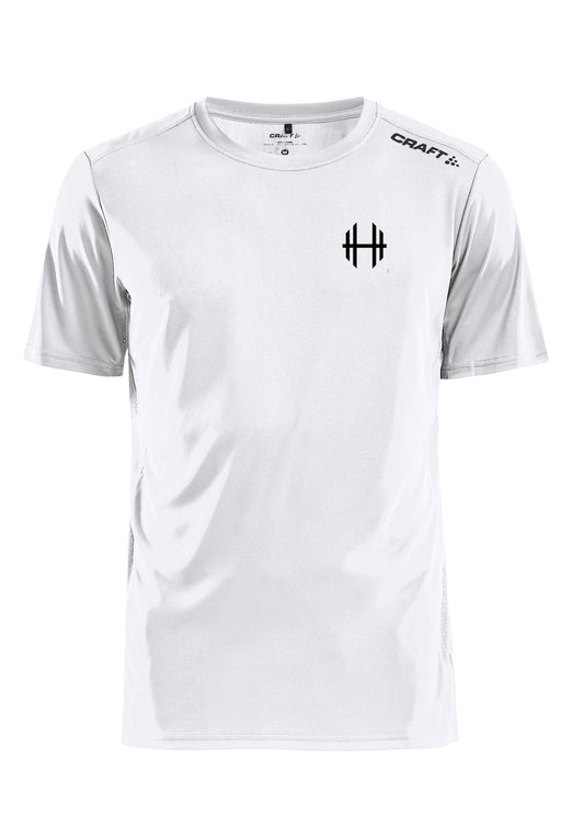 Hlíð heilsurækt - Stuttermabolur - Hvítur - Herrasnið