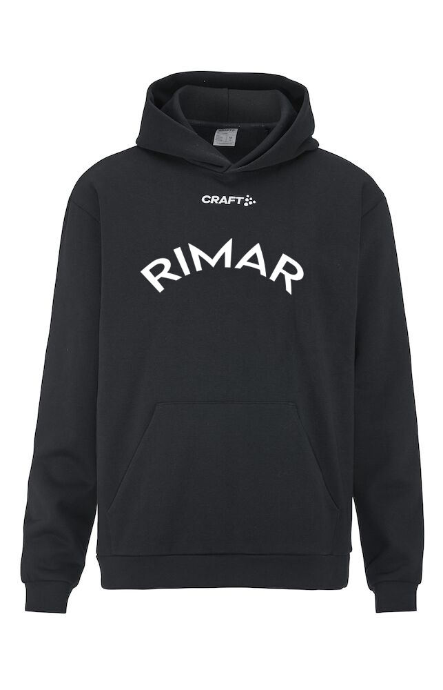 RIMAR - Hettupeysa stórt lógó - allar stærðir - Svört