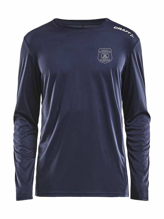 Slökkvilið Akureyrar - Síðerma Bolur - Navy