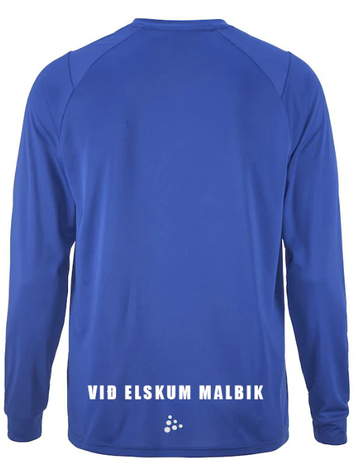 AFMÆLISÚTGÁFA - Síðerma bolur - blár - allar stærðir