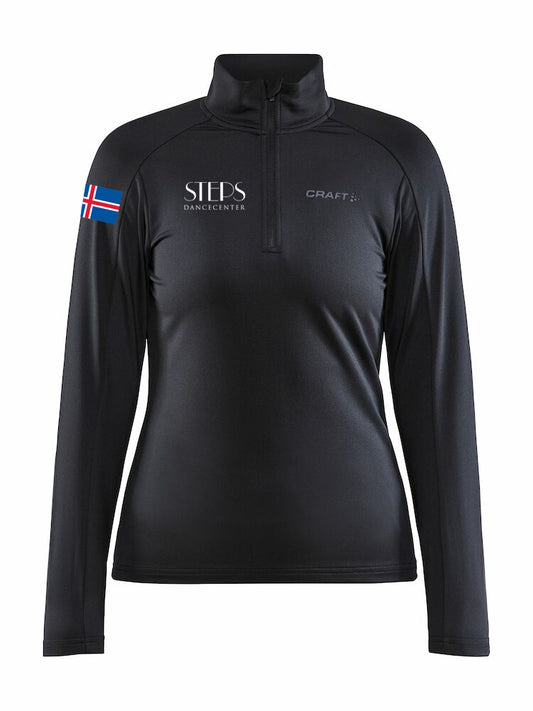 STEPS Hálfrennd peysa - með íslenska fánanum