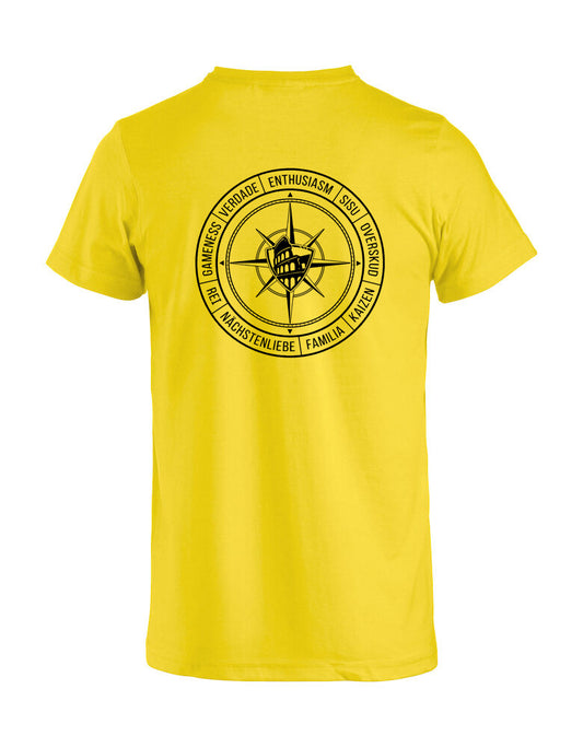 Bómullar stuttermabolur TFW - Gulur