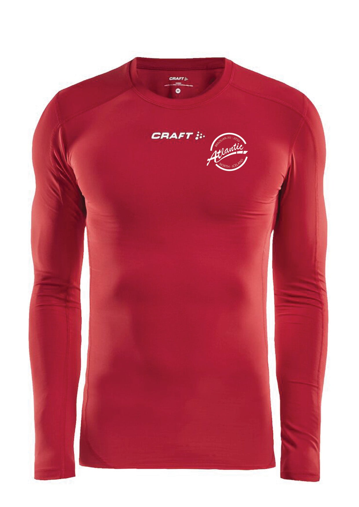Atlantic - NOGI rash guard - síðerma - rauður *NÝ VARA