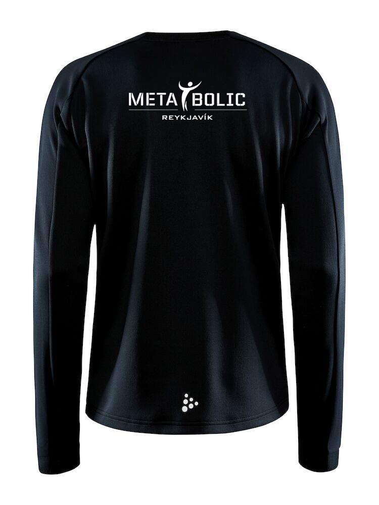 METABOLIC - Evolve Crewneck Peysa - Svört