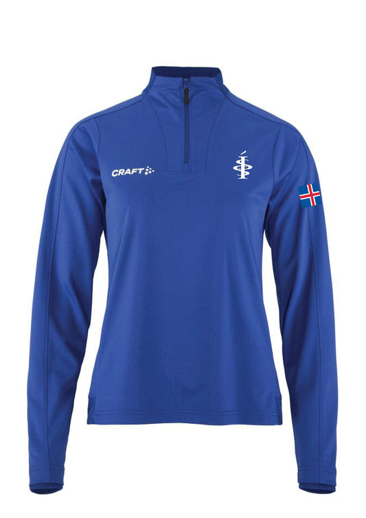 ÍSS - Hálfrennd peysa - allar stærðir