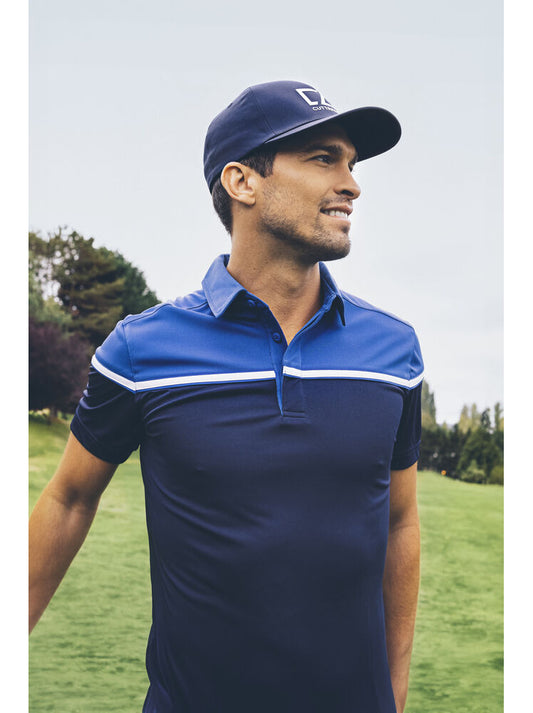 Seabeck pólóbolur - blár/dökkblár - dömu- og herrasnið