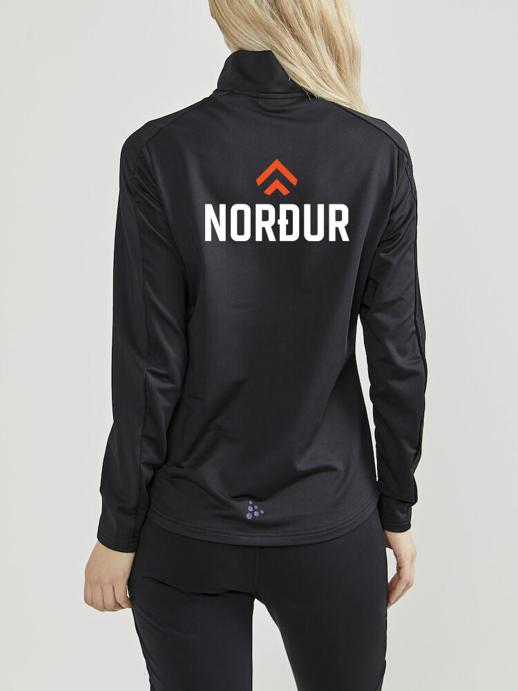 Hálfrennd peysa NORÐUR - Dömu