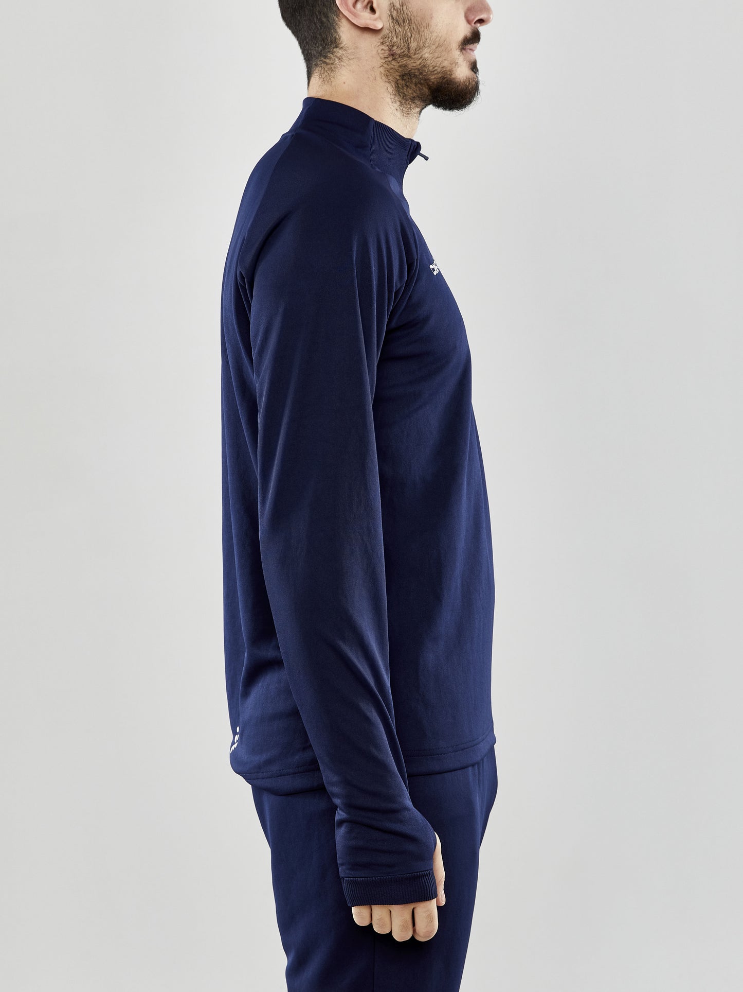 ÍHFÍ - EVOLVE hálfrennd peysa -herrasnið - navy