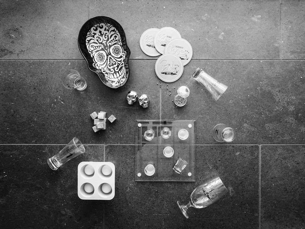 Club Ice cubes in stainless steel SKULL