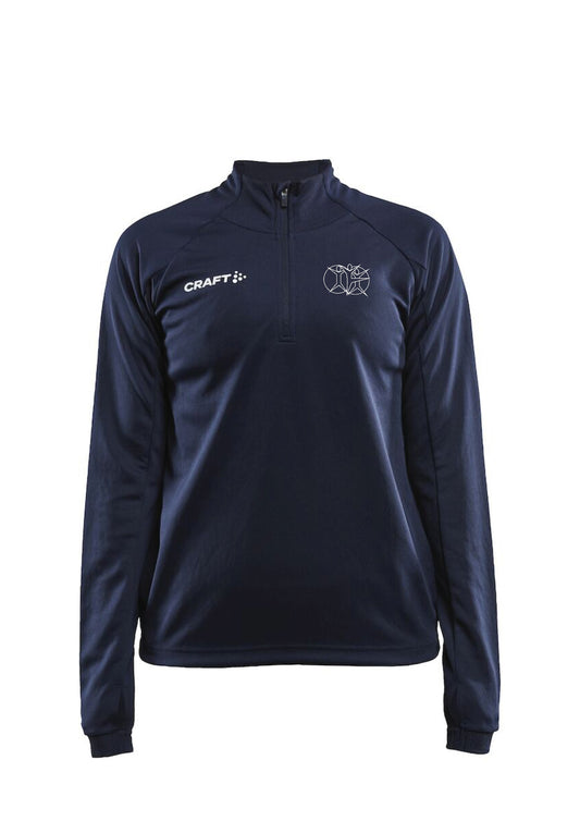 ÍHFÍ - EVOLVE hálfrennd peysa - dömusnið - navy