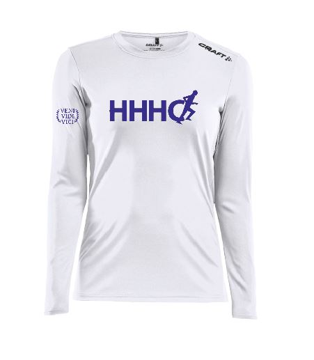 HHHC síðerma bolur - DÖMUR - hvítur