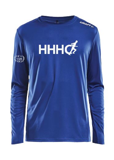 HHHC síðerma bolur - HERRAR - blár