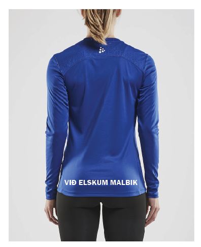 HHHC síðerma bolur - DÖMUR - hvítur