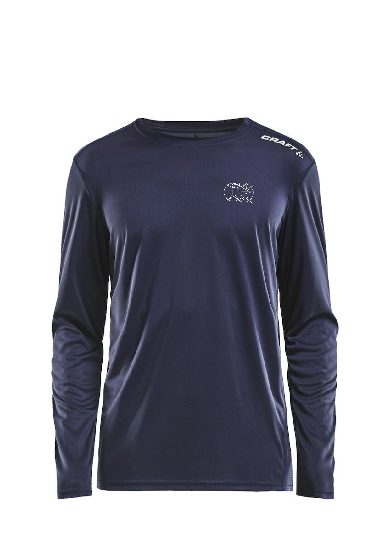 ÍHFÍ - Rush síðerma bolur - herrasnið - navy