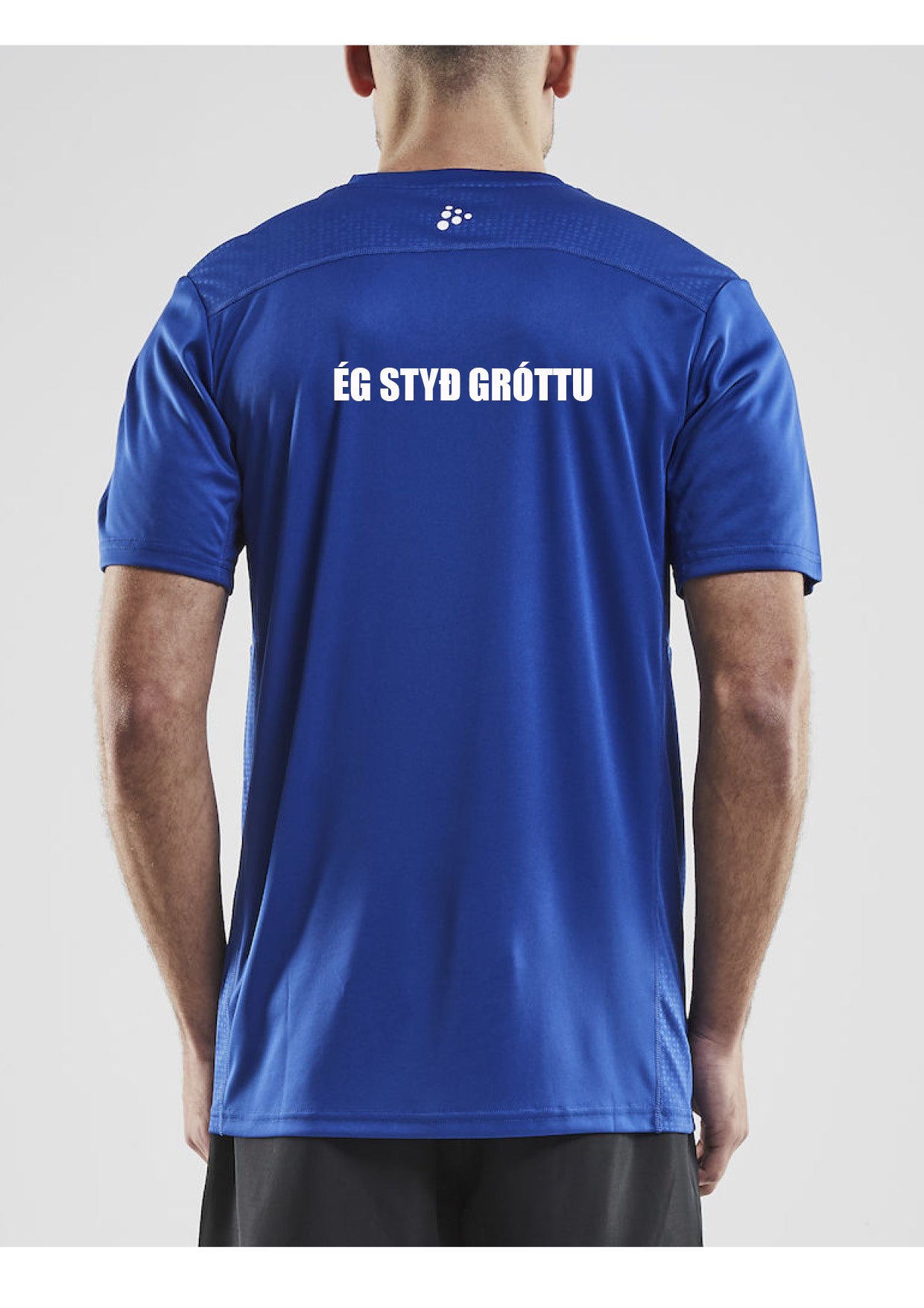 ÉG STYÐ GRÓTTU stuðningsmannabolur herra Craft