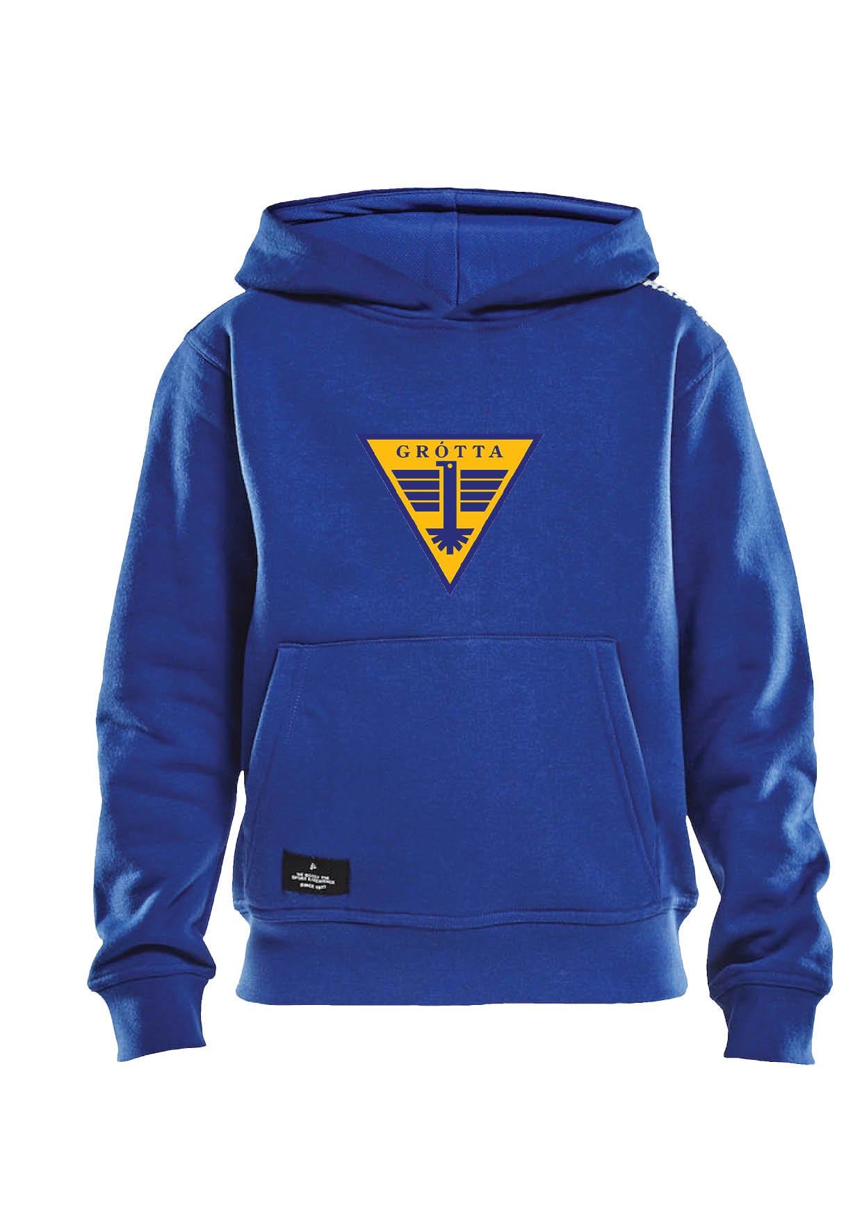 Hettupeysa með merki Gróttu - barnastærðir