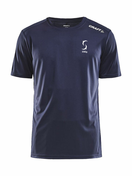 Stuttermabolur STYRKUR - Navy Blár