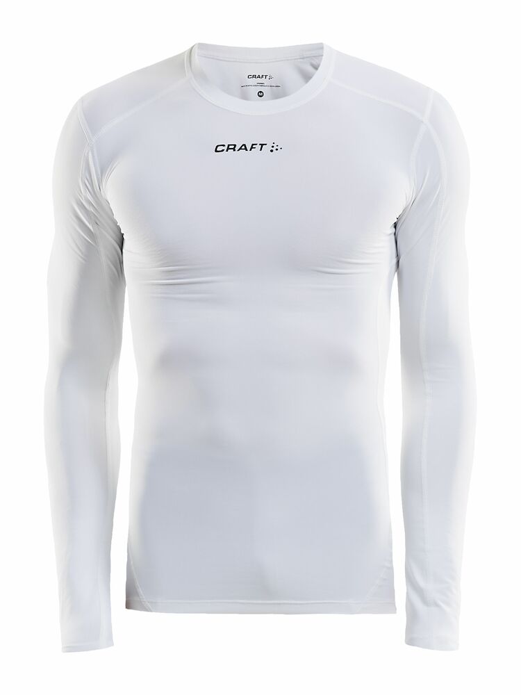 Compression Síðerma toppur -  Unisex - Hvítur