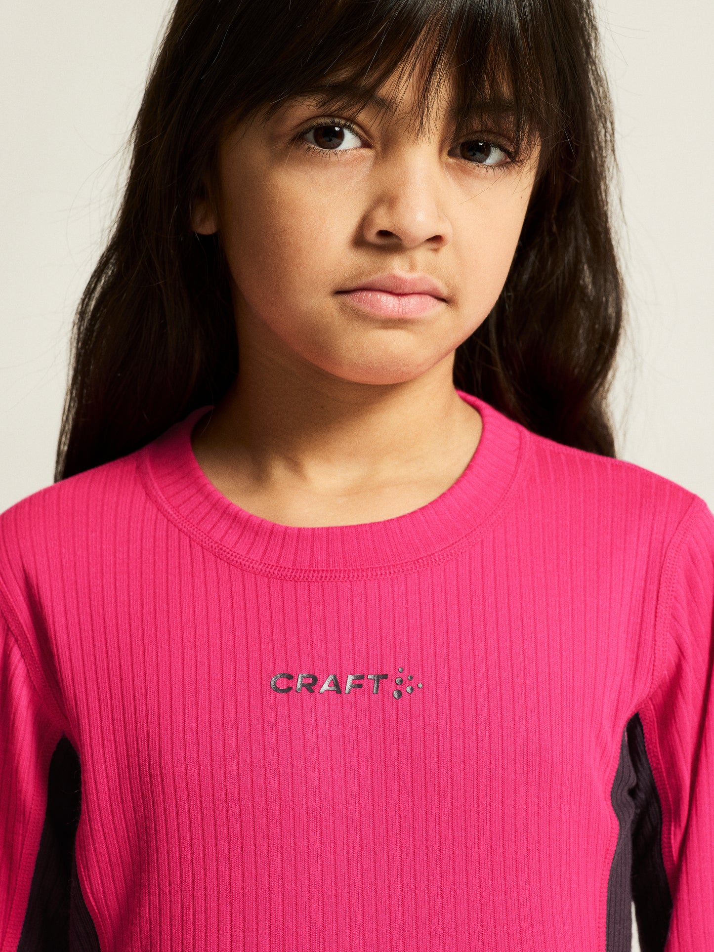 Baselayer sett Jr - bleikt - barnastærðir