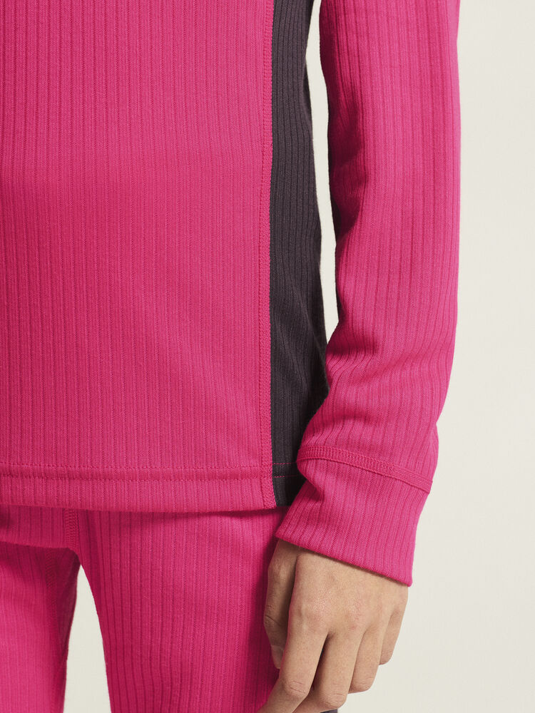 Baselayer sett Jr - bleikt - barnastærðir