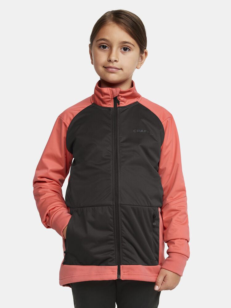Core Warm Jacket Jr - Plum/Waft litur - barnastærðir
